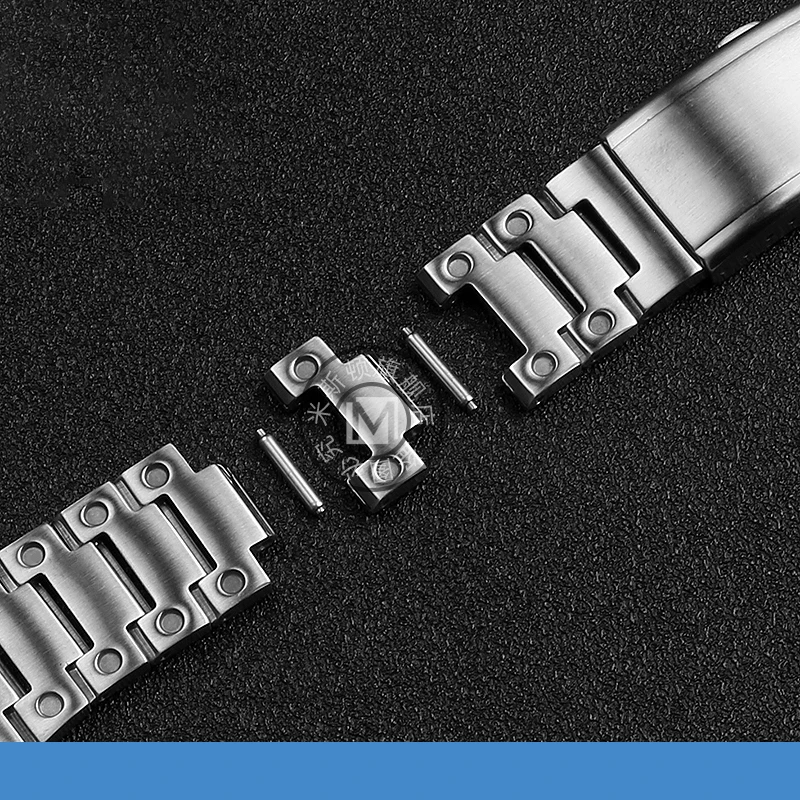 23 مللي متر 24 مللي متر حزام ساعة من الفولاذ الناعم لساعة كاسيو PROTREK PRG-600 \ 650 PRG-6600 / 30 / 50 / 60 / 70 سوار معصم معدل #4