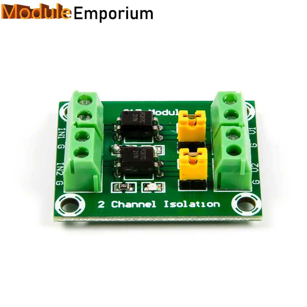 PC817 2 Channels Optocoupler Isolation Module