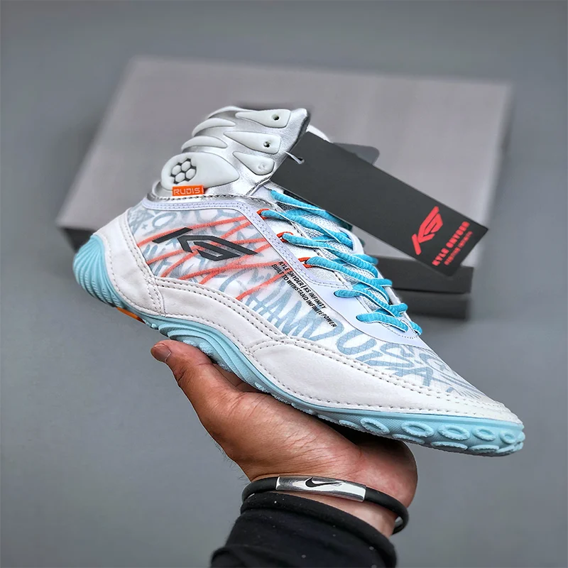 Men's and Women's Lightweight Wrestling Shoes Breathable Mesh Boxing Sneakers Men's Training Boxing Shoes Sneakers