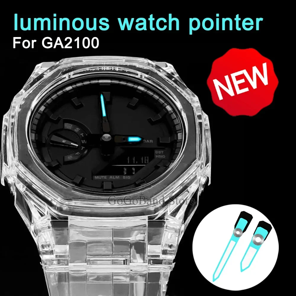 Luminous Hour Hand Pointer For GM2100 GA2100 GA2110 Refit Mod Kit Watch DIY Accessories for G Shock Gen4 Gen3 Gen5