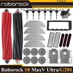 For Roborock S8 MaxV Ultra Robot Vacuum Spare Replacement Parts Main Side Brushes Mop Cloths HEPA Filters Dust Bags Accessories