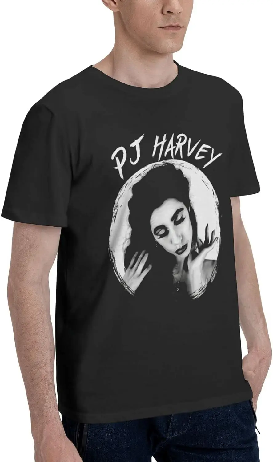 Pj Harvey T Shirt Mens Summer Tee Casual Fashion Short Sleeve T-Shirts
