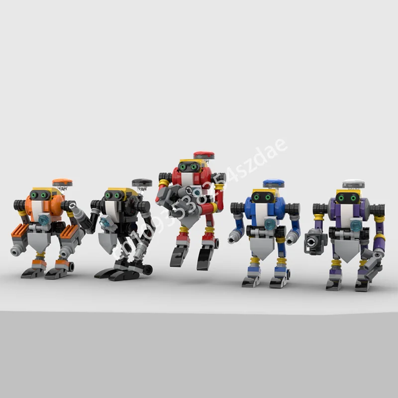 410 pz MOC E100 Serie Robot Sonizi Building Blocks Abilità pratica Fai da te Assemblare idea creativa Regalo giocattolo di Natale