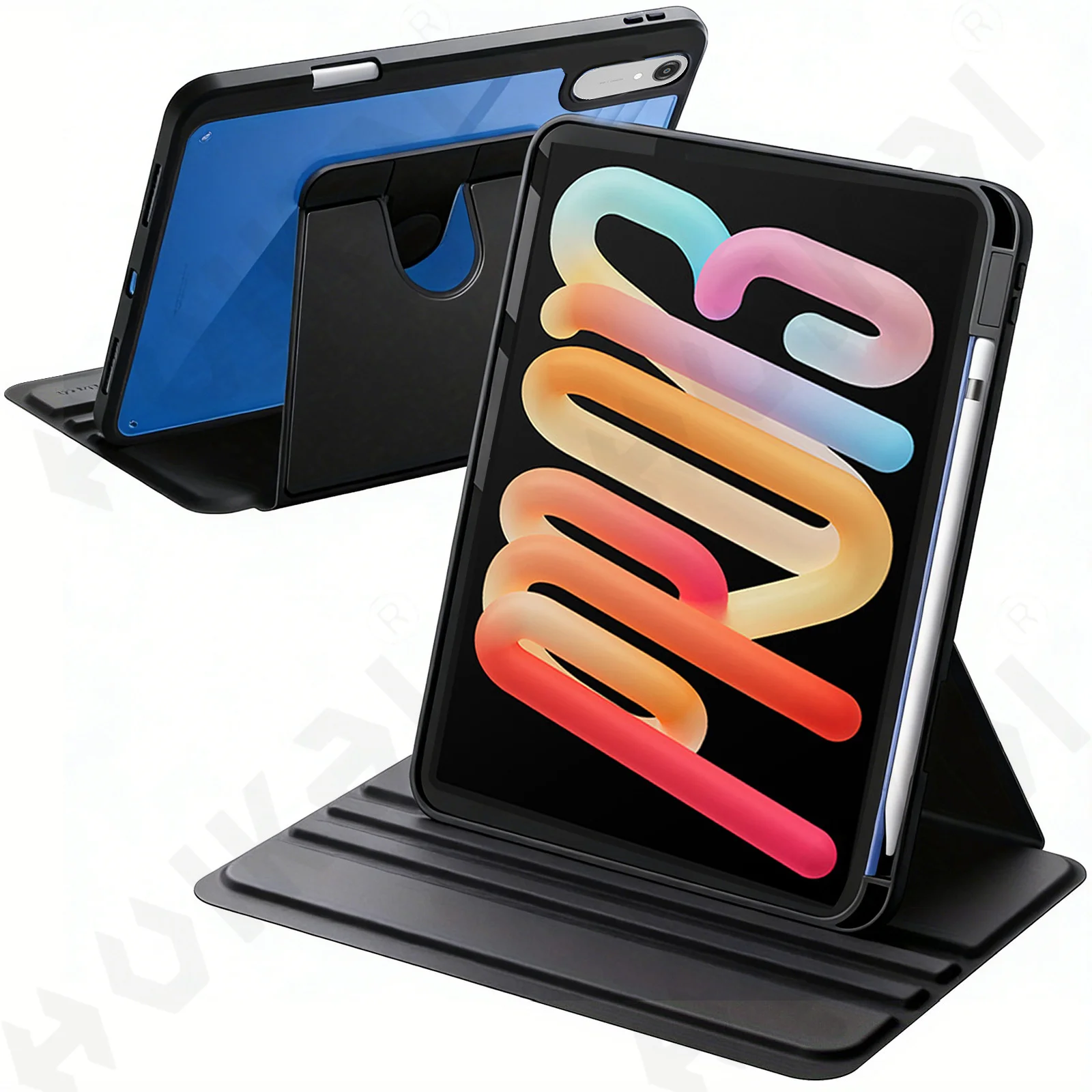 

Case For Lenovo Xiaoxin Pad Pro 13 inch 2026 idea Tab Pro 13 2026 Tablet 360 Degree Rotation Protective Stand Cover Clear Back