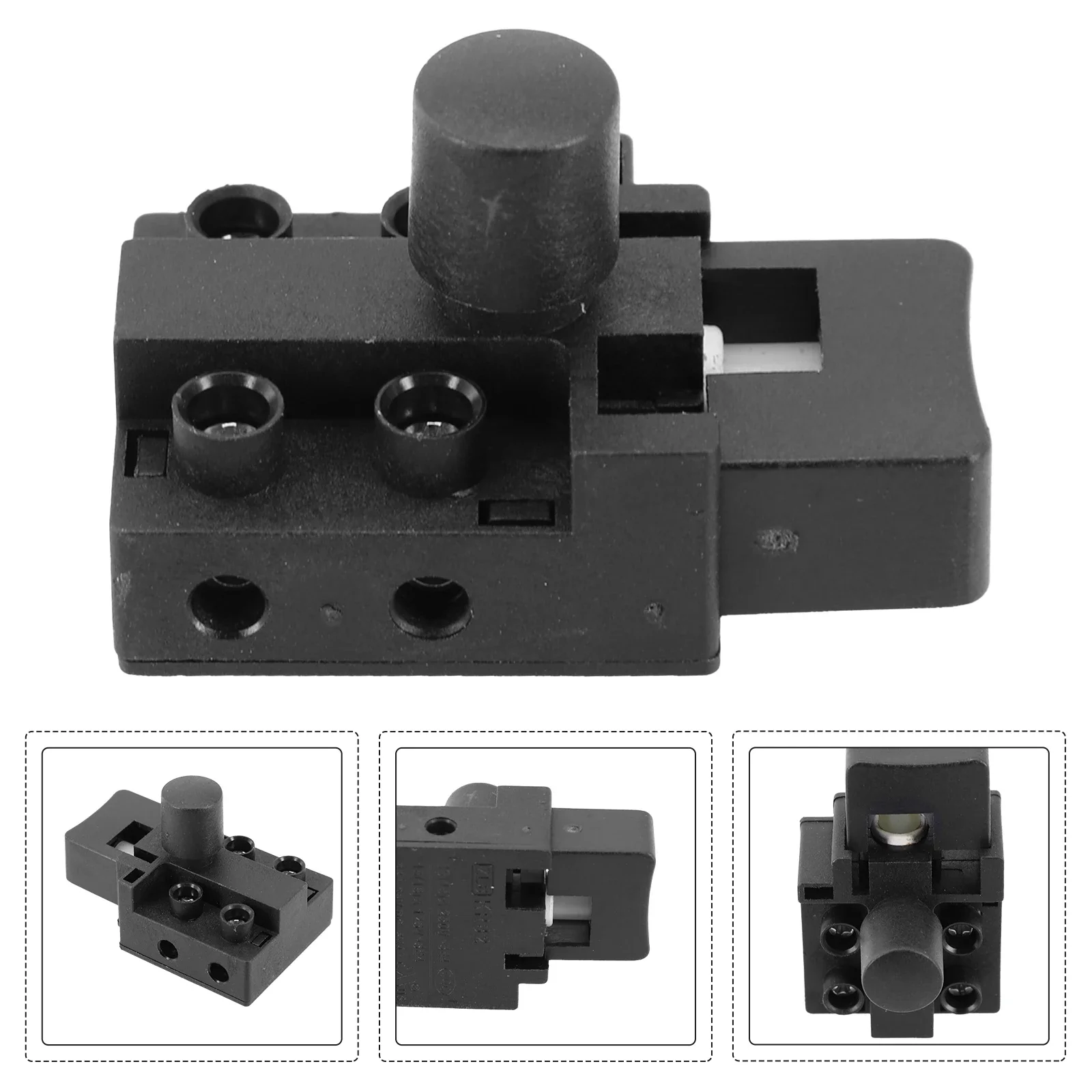 1PCS FA2-6/2D Dual Pole Off-Lock Trigger Switch For 5016 Electric Chain Saw Electric Power Tools Accessories Replacement