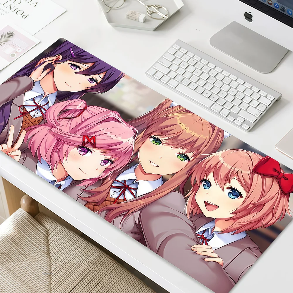 Mouse Pad MousePad Non-slip D-Doki Game Doki Lockedge Literature Office Student Club Gaming Thickened Large Writing Pad Cushion