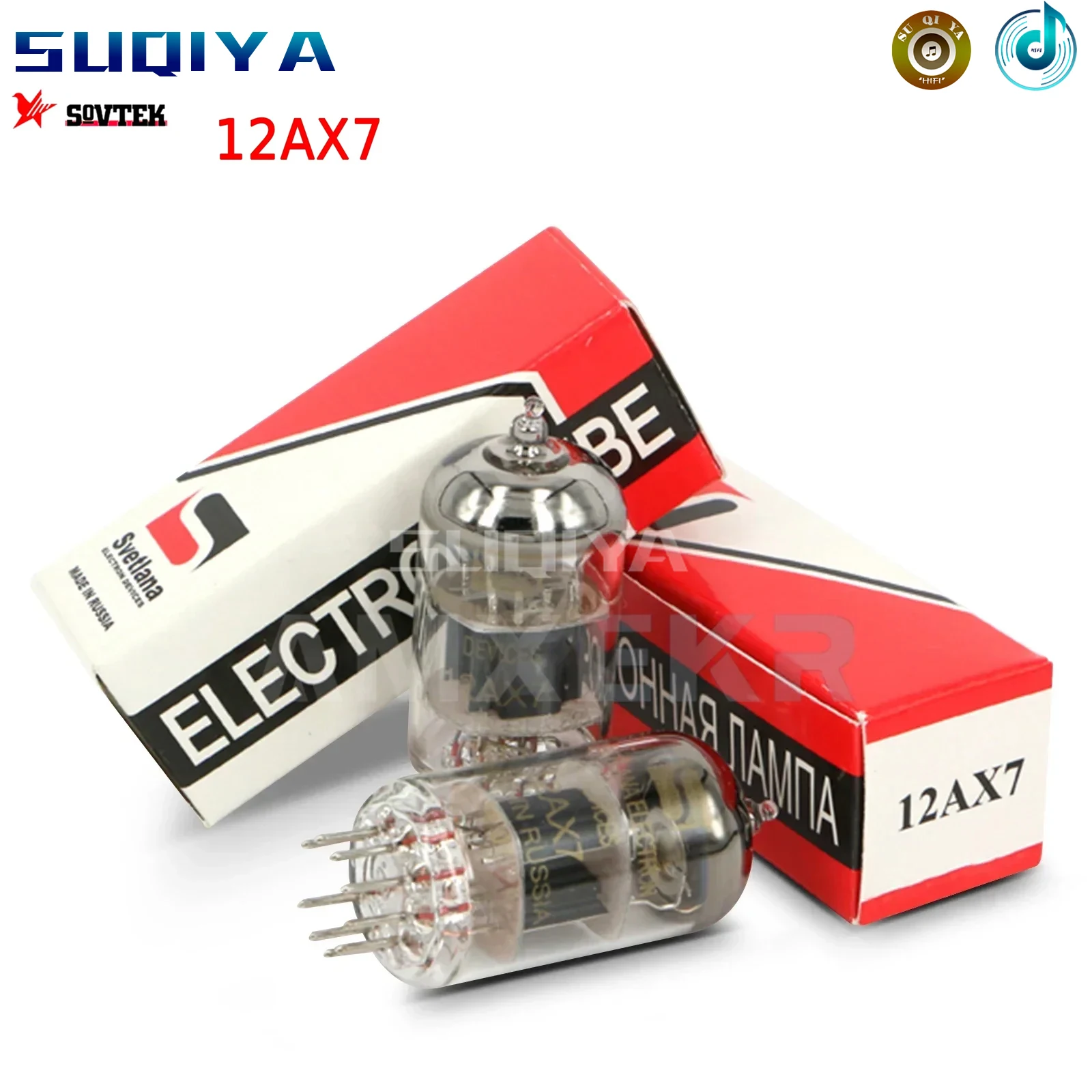 

SUQIYA-SVETLANA 12AX7 Vacuum Tube Replace ECC83 6N4 Electron Tube Amplifier Kit Audio Valve Factory Test and Match Genuine