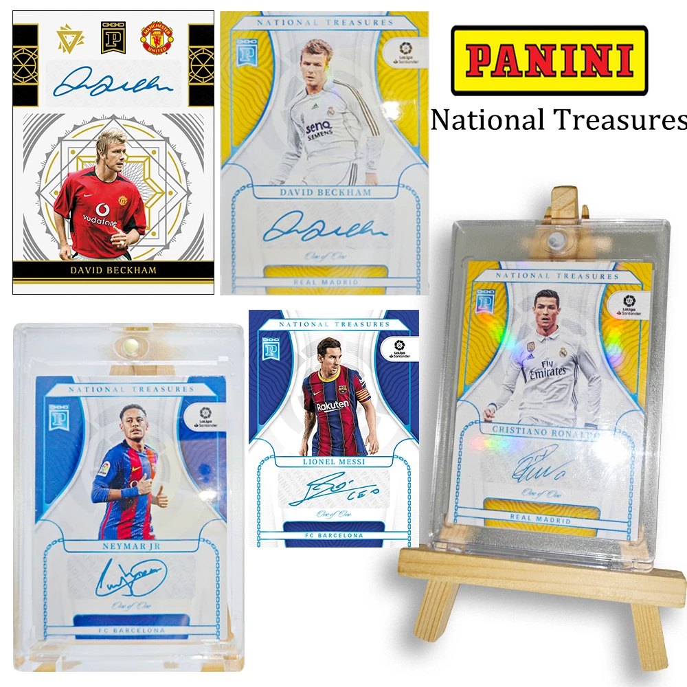 Panini star card DIY 2022 National Treasures Blockchain Cristiano Ronaldo David Beckham Neymar Messi Brick card collection