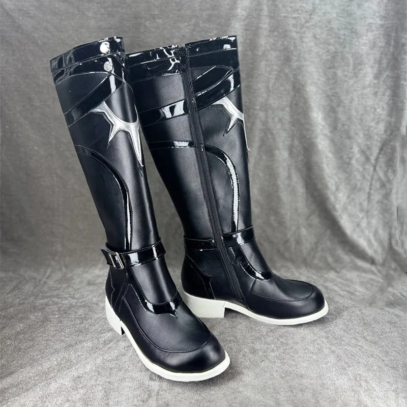 

qq28LQPhainon Impact Honkai: Star Rail Сапоги для косплея Игра Аниме Хэллоуин Рождественская обувь