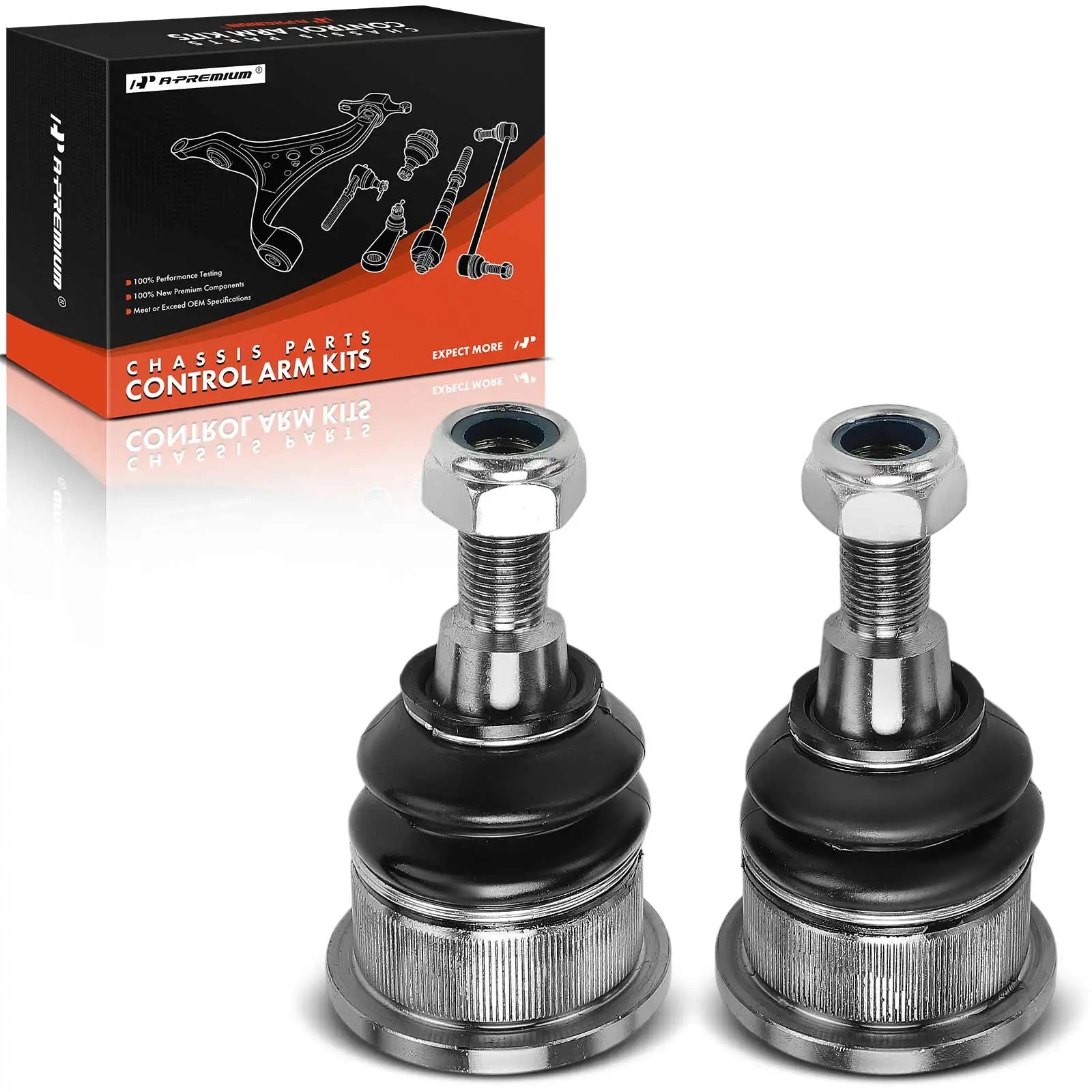 A-Premium 2x Front Lower Inner Suspension Ball Joint for Mini Cooper 2007 2008 2009 2010 2011 2012 2013 2014 2015