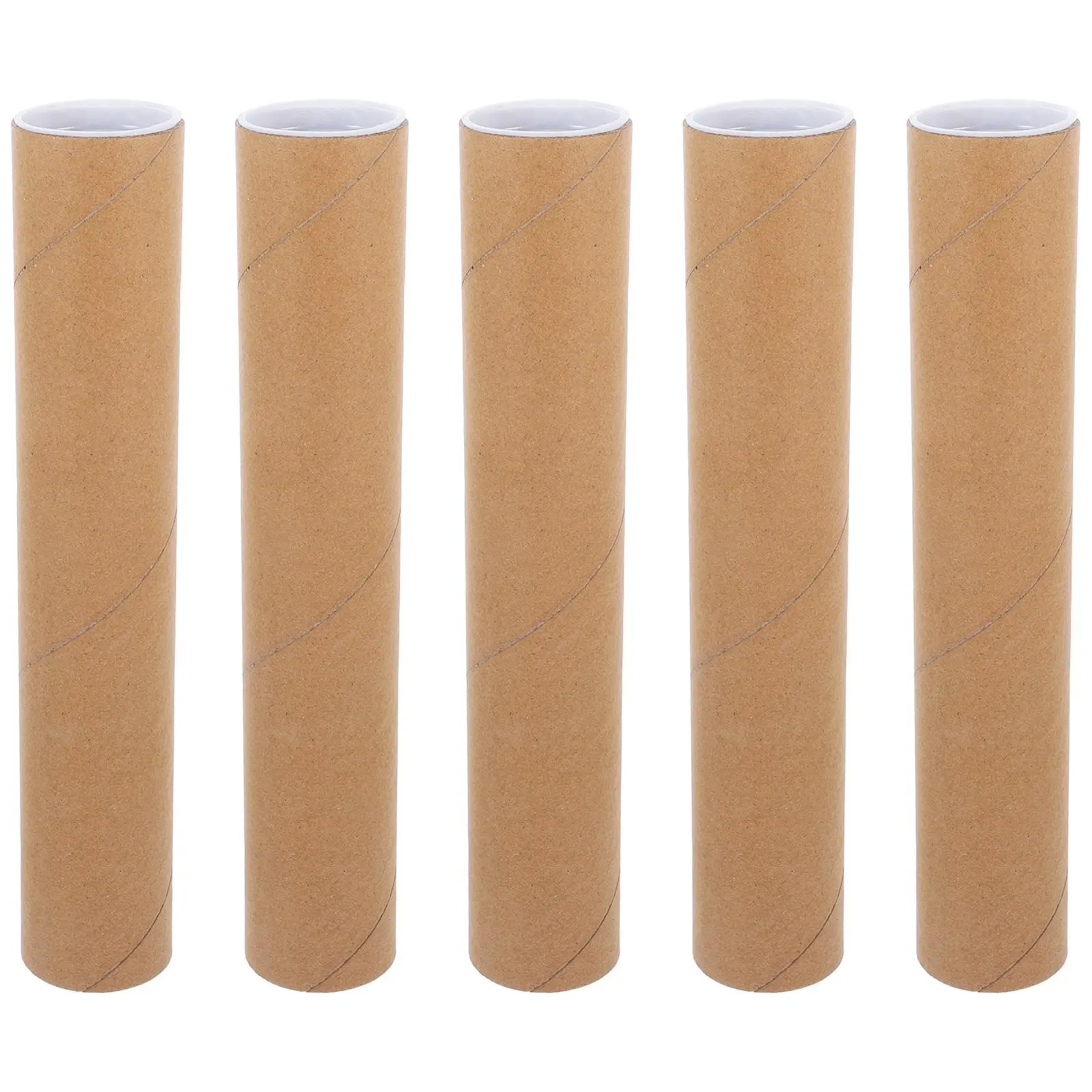 

5 Pcs Poster Postal Administration Cardboard Tube Carrier Storage Bucket Tubes Shipping
