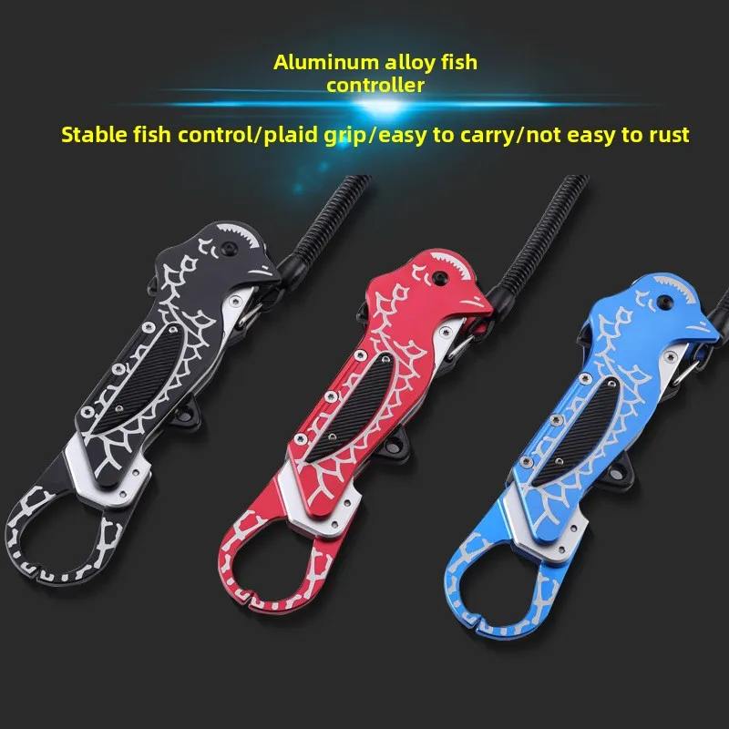 Foldable Aircraft Aluminum Fishing Pliers Fish Lip Gripper Lure Fishing Hook Remover Line Cutter Outdoor Tool