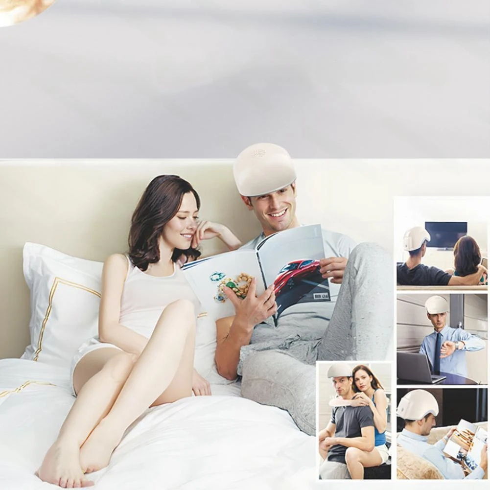 HOME ESSENTIAL700Nm LED Photon Scalp Care Growth Hair Regrowth Device For Anti Hair Loss,Thinning Scalp Relief, Stress Reducti