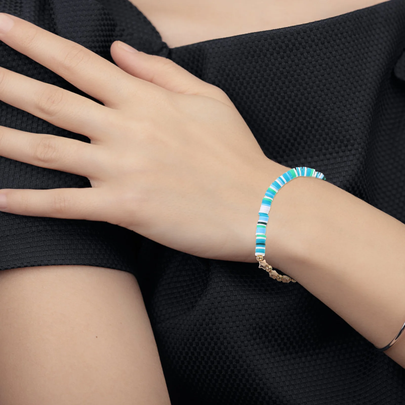 

36pcs Bracelet Set Durable Fade Resistant Unique Design Beach Jewelry Women Girls Bohemian Stackable Bead Bracelets Wrist Decor