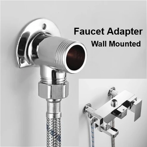 

Shower Accessories Bathroom Parts Shower Faucet Fixed Base Bracket Household Bathroom All-copper Faucet Interface Converter