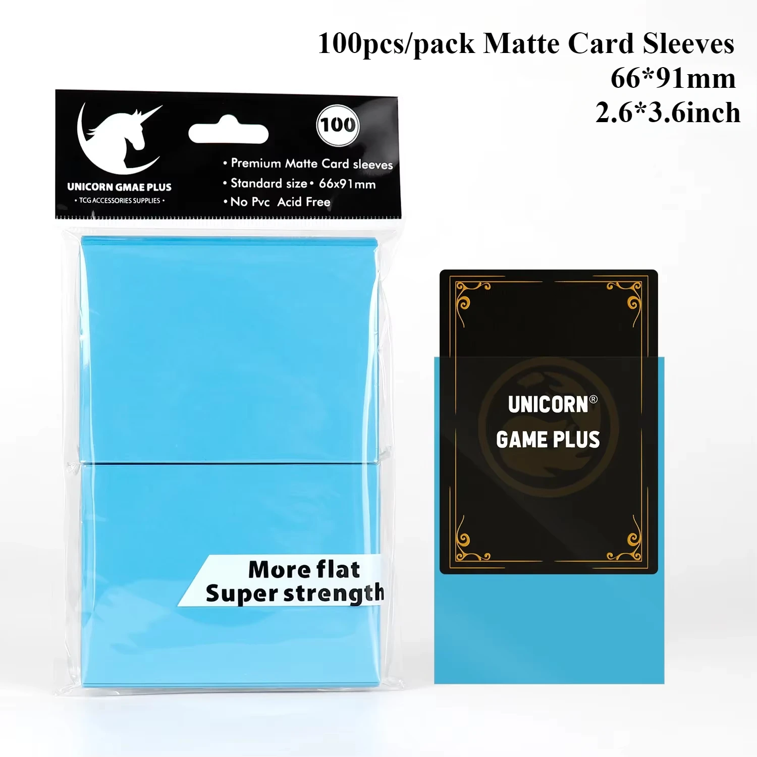 100PCS 66x91mm Matte Standaard Maat Kaart Mouwen TCG Trading Cards Protector Voor Tarot Shield Bordspellen magische Cover PKM