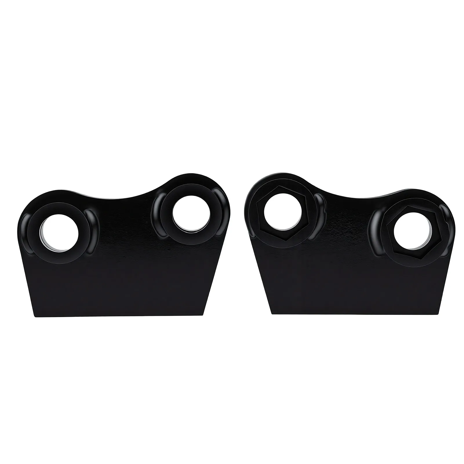 1 Pair  Excavator Bucket Attachment Ears Replacement for  1 Ton  Excavators 0.98in Pin Hole 0.45in Thick Bucket Weld