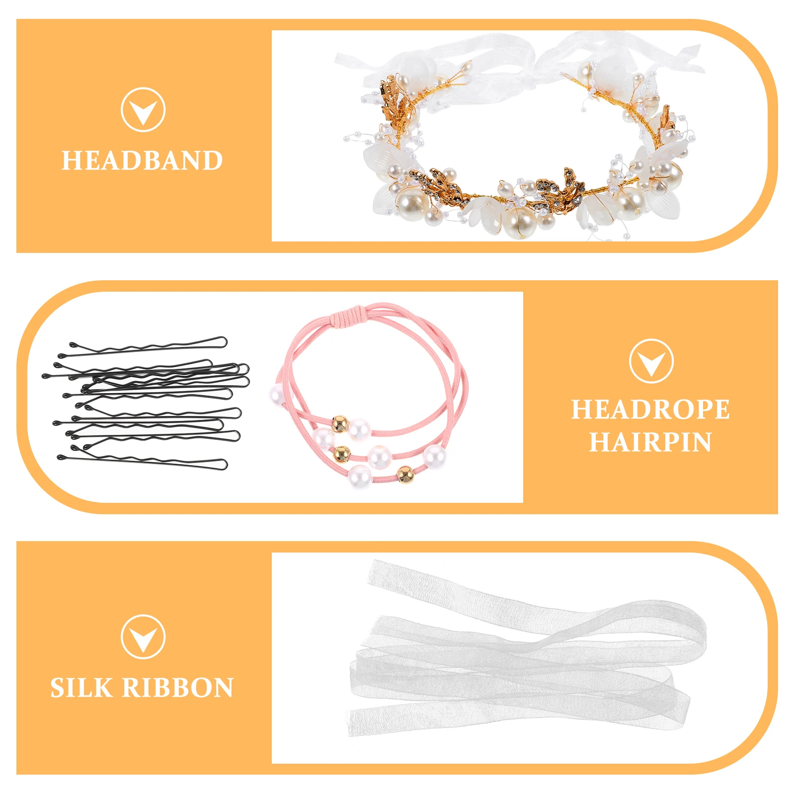 

Women'S Pearl Flower Crown Hair Band Lightweight Durable Wedding Birthday Holiday Headpiece Flower Hair