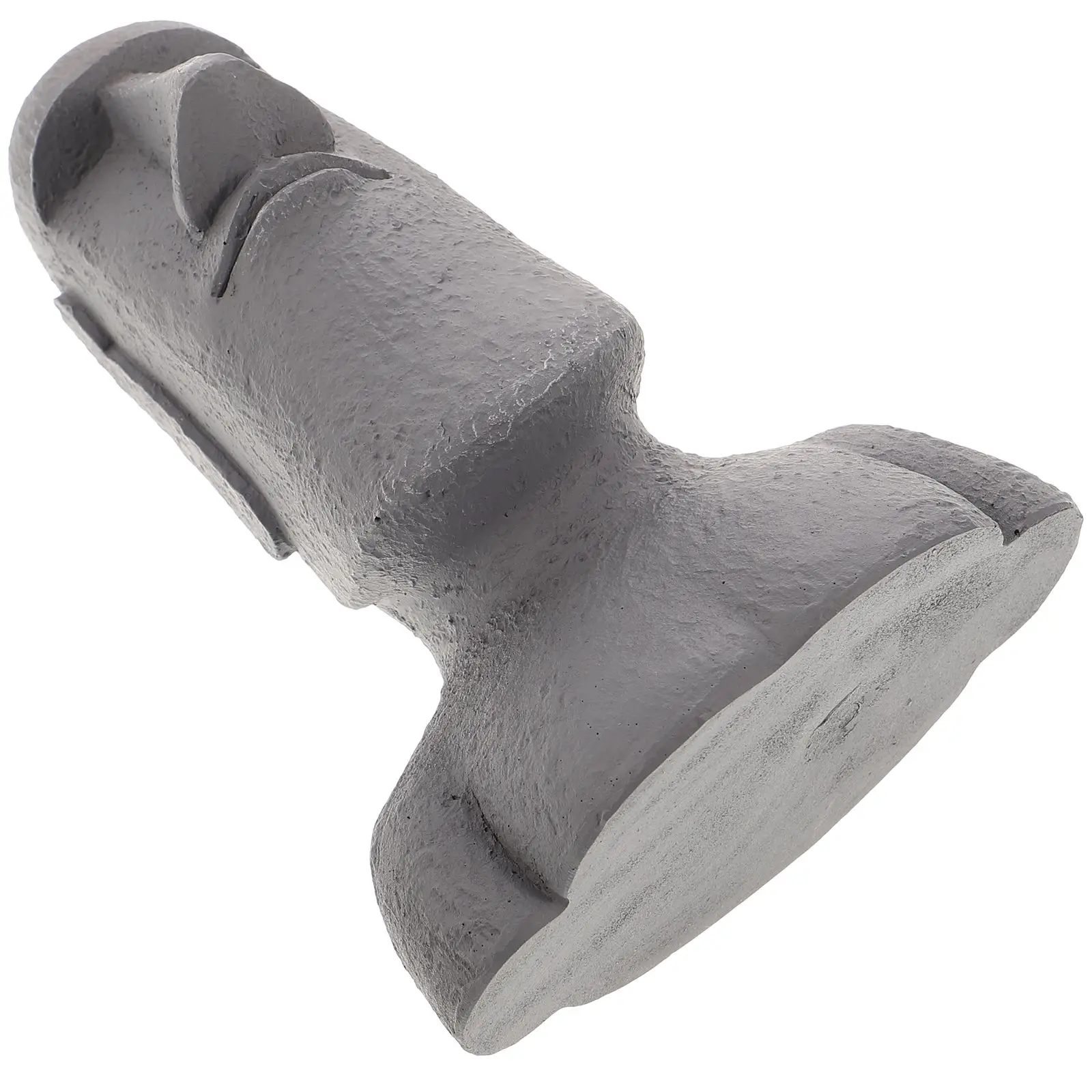 

Nordic Stone Statue Decoration Resin Moai Figurine Desktop Car Decor Durable Compact Ornaments