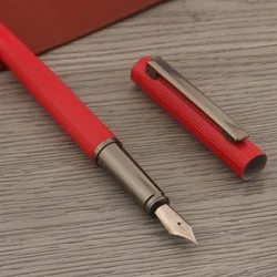 luxury Metal 03 Fountain Pen Gun grey Frosted blue ink pen Stationery Office school supplies ink pens