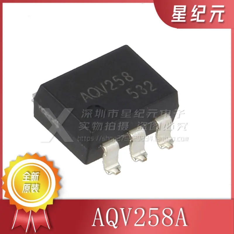 [IN STOCK]1 Piece AQV258 AQV258A SMD SOP-6 Optocoupler Solid State Relay Optocoupler New Original