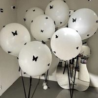 Ins 24inch/18inch 1pcs Bow Bobo Balloon Thicken Internet Celebrity Popularity Photography Props Proposal Birthday Party Decora
