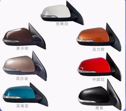 FOR HYUNDAI 2015-2019 IX25 Creta folding lamp rearview mirror assembly Low with modified 3/5/8line low in high Red white blue