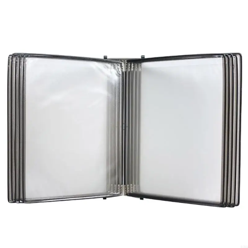 62KA منظمات النظام المرجعي المثبتة على الحائط 10 جيوب عرض سهلة التحميل للمستودعات والمختبر