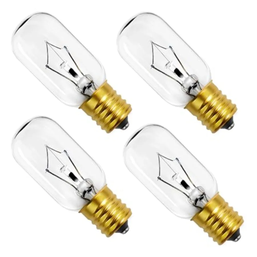 6912W1Z004B Microwave Light Bulb Compatible with LG Frigidaire Kenmoree Whirlpooll Range Microwave, 4 Pack Appliance Bulb Kitch