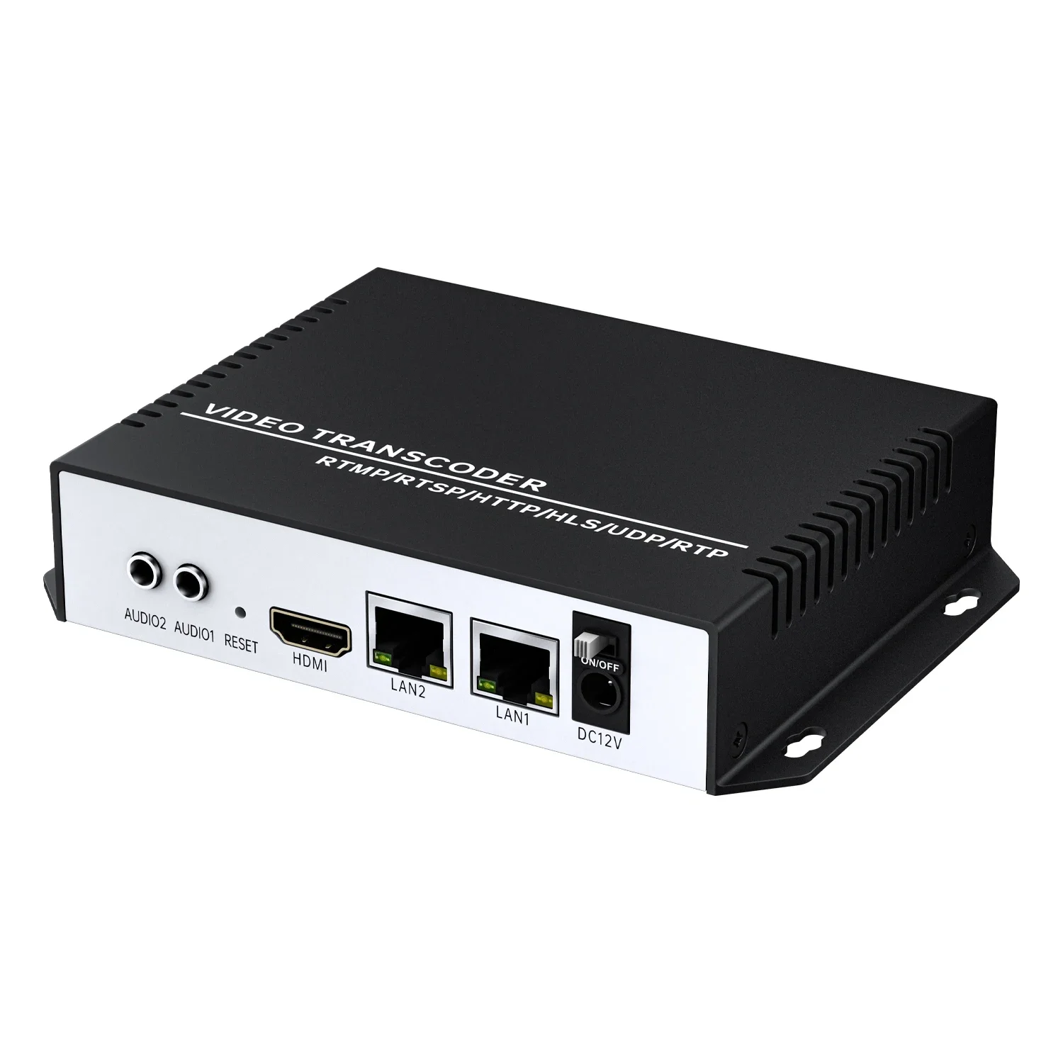 Custom Made ExChange Protocol 1080p Transcoder IP Transmitter IPC NVR 8 Channel RTSP UDP RTMP Video Capture Card Box Encoder