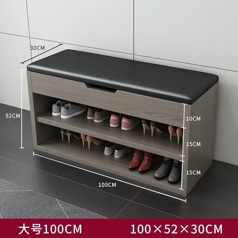 

Shoe changing stool shoe rack at the door of the home can be seated shoes cabinet stool integrated narrow storage shoes stool