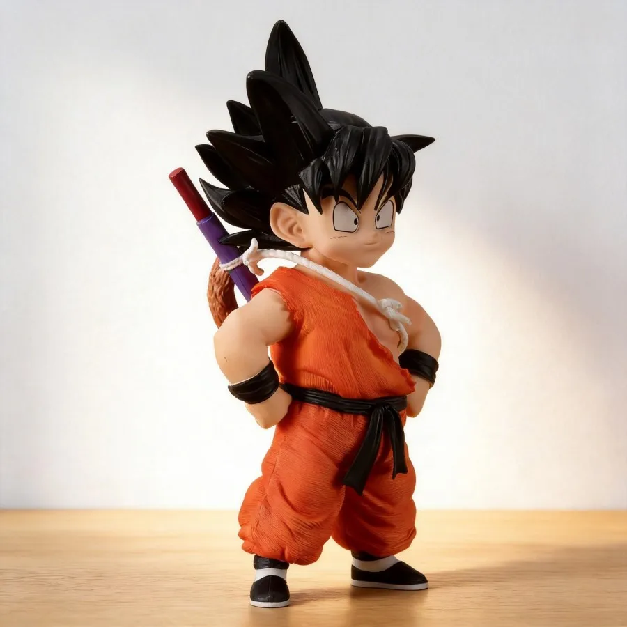 

Son Goku Childhood Super Saiyan Dragon Ball Anime Figure 20cm Nostalgic Collection Model Ornament Decor Gift for Fans