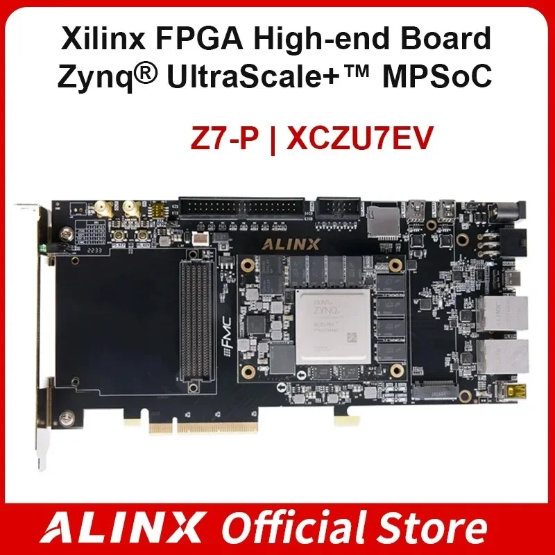 

ALINX Z7-P Xilinx Zynq UltraScale + MPSoC PCIE AI FPGA макетная плата XCZU7EV ACU7EVB