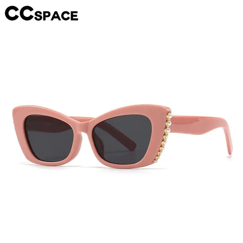 56664 Women Luxury Brand Sun Glasses Fashion Pearl Cat Eye Retro Outdoors Ultraviolet Protection Goggles Uv400