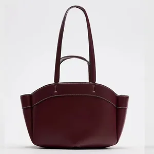 7 Hauptverkaufstasche Lederwein - №8