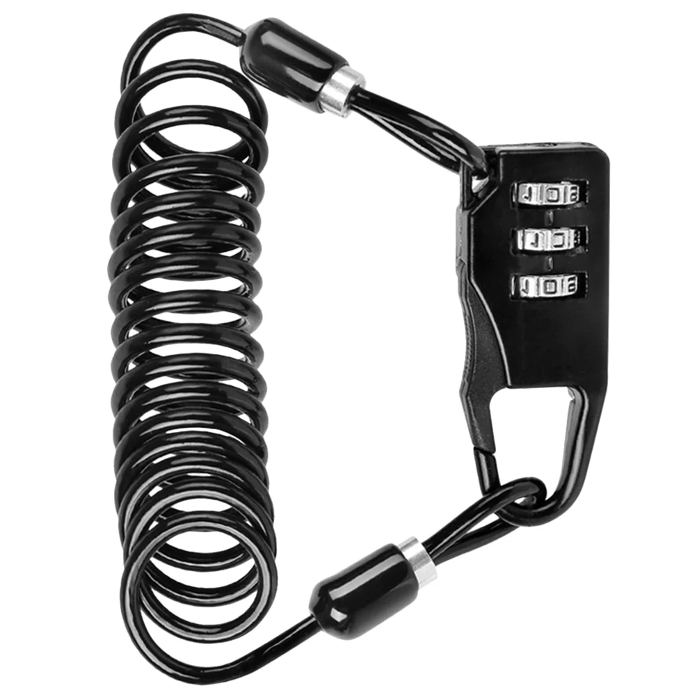 

1pc Password Portable Bike Steel Wire Security Lock For Bicycle Motorcycle Scooter Cycling Lock Durable Compact Padlock