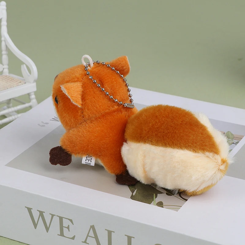 Lindo juguete de ardilla de peluche de algodón Animal relleno muñeco de ardilla encantador pareja bolsas y adornos regalo