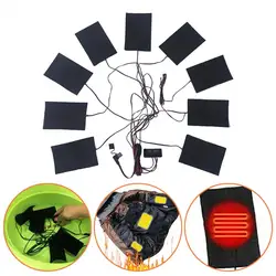 Almohadilla calefactora de tela portátil de ahorro de energía, almohadilla calefactora eléctrica USB de 5V y 2A para interiores