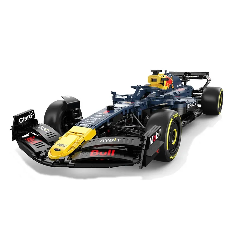 1:8  Italian F1 Compete in Speed Car RC Formula Car Building Block Famous Supercar Drift Racing Adolescent Toy Festival Gifts