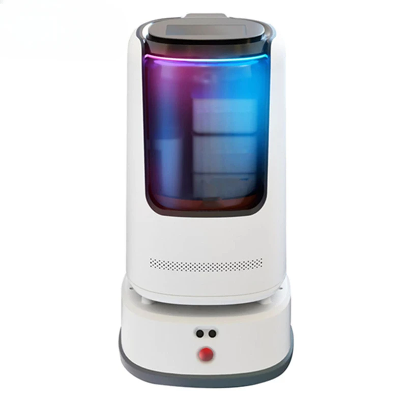 

Изготовленный на заказ робот для доставки сервизов отеля. Робот для переноса предметов. Робот для доставки ligent в отеле.