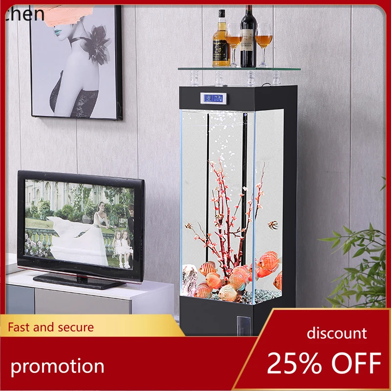 

HXL Fish Tank Aquarium Creative Living Room Goldfish Turtle Flowerhorn Tank