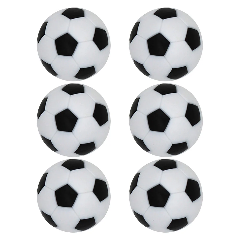 

6 Pcs Mini Table Football Foosball Balls Replaceable Soccer American Balloon Adult Small The Hips Footballs Child