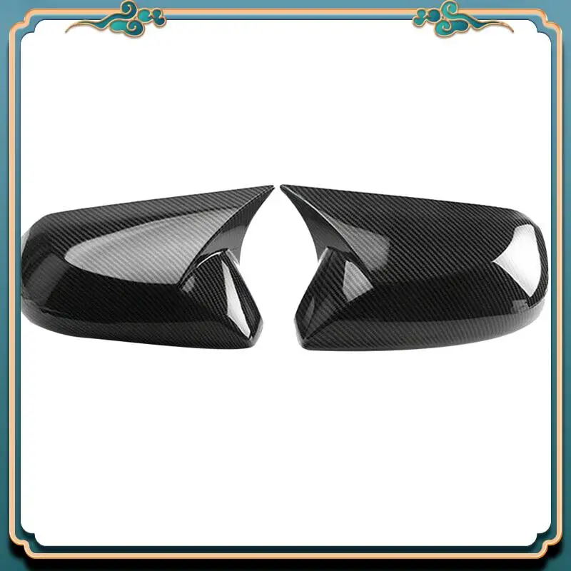 

A54P-Ox звуковой сигнал, боковая дверь, зеркало заднего вида, накладка, чехол, автомобильные аксессуары, цвет углеродного волокна для Toyota Camry 2018-2023