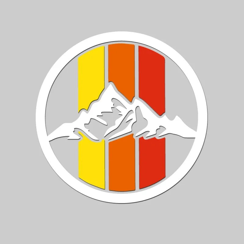 Trio Color Retro Racing Stripes Rainbow Vinyl Die Cut Decal Fits 4RUNNER Tacoma Tundra Off Road Mountain Life Car Sticker