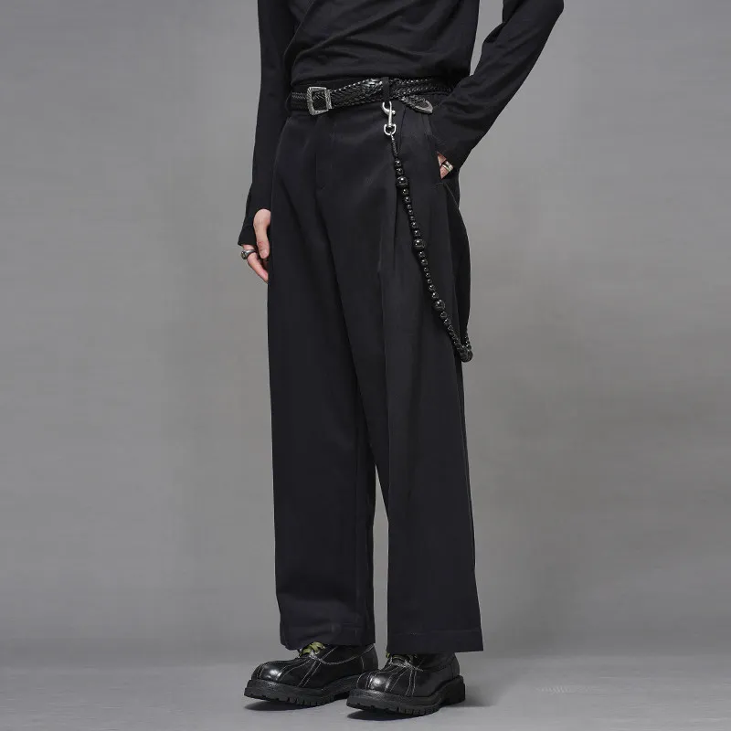 Quality Simple Fashion Fashionable Cut Casual Suit Pants Simple Style Japanese-Style Retro Profile Unisex Style Men's Trousers