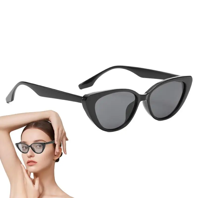 

Sexy Cat Eye Triangle Sunglasses Retro Female Eyewear Anti-UV Sun Glasses Polarized Streetwear Trending Fashion Ladies Glasse