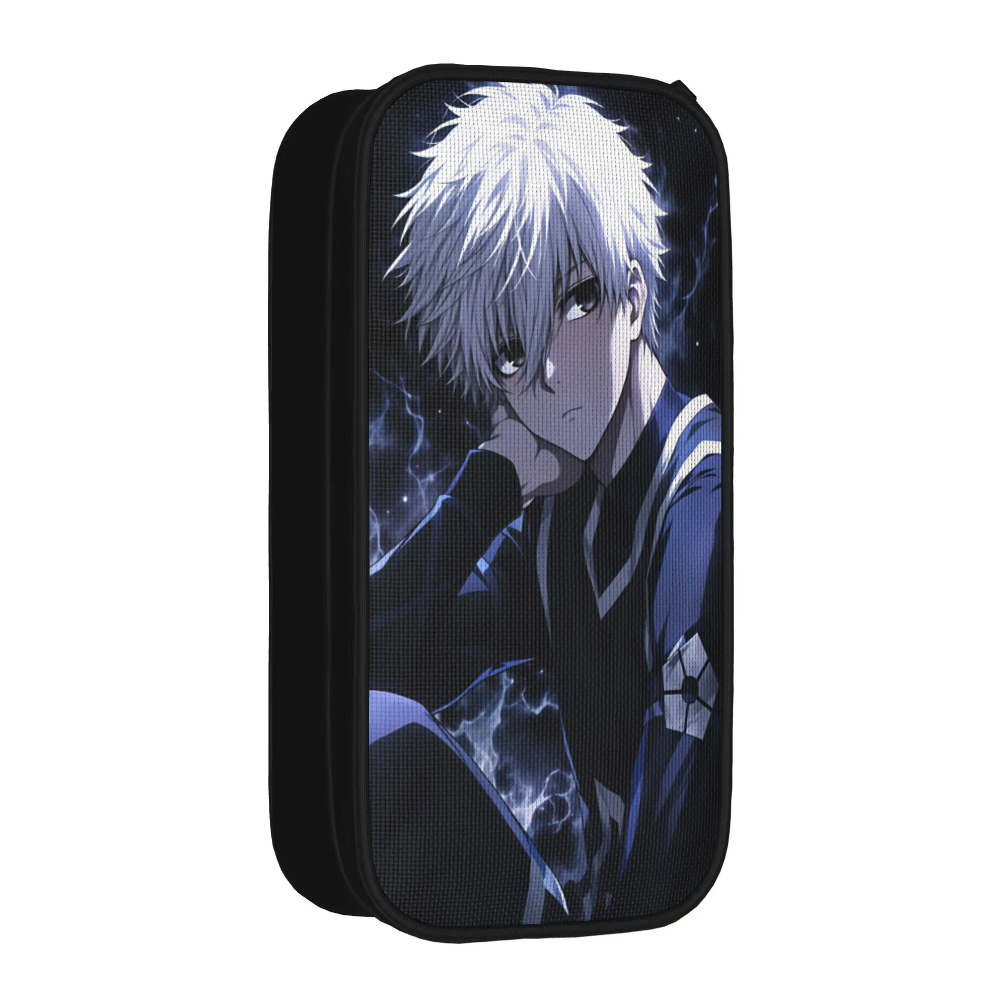 Manga Nagi Seishiro Pencil Case  Students Aesthetic Pen Box Printed School Pencil Cases Supplies Gift Idea