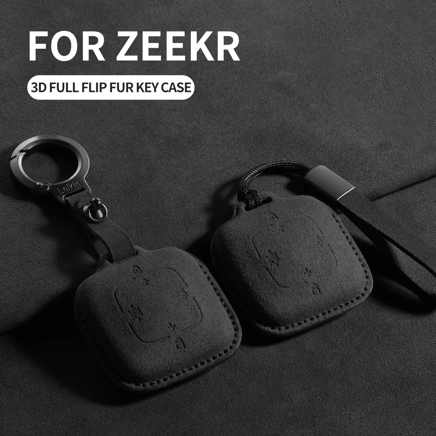 الجلد المدبوغ سيارة الوجه مفتاح غطاء فوب ل ZEEKR X 001 007 009 7X مزيج سيارة الذكية عن بعد المفاتيح حامي قذيفة اكسسوارات الديكور