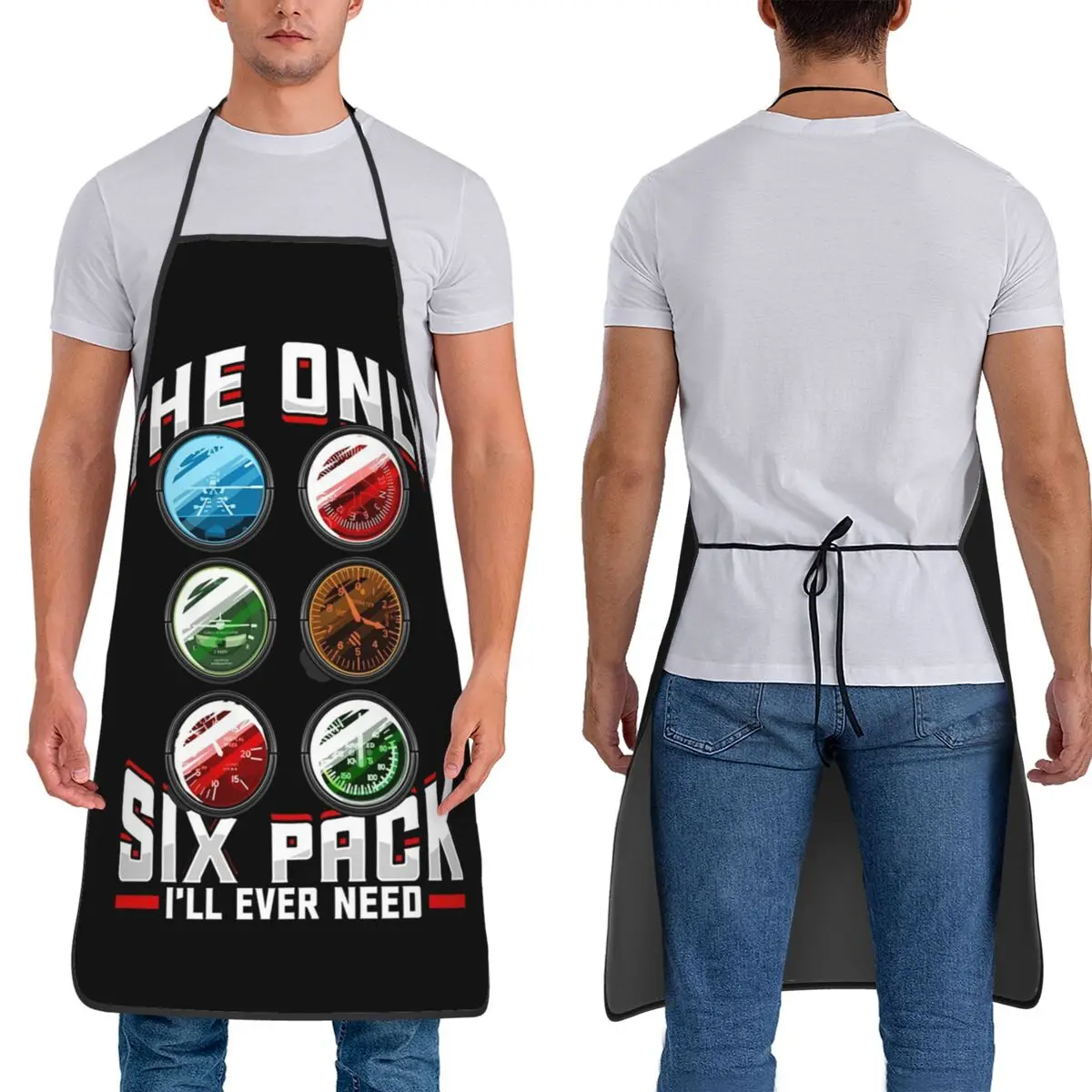 

Фартук для пилота самолета, шесть упаковок, фартук для летных инструментов, фартук для приготовления пищи, нагрудник для уборки кухни, передник для женщин и мужчин, рисование