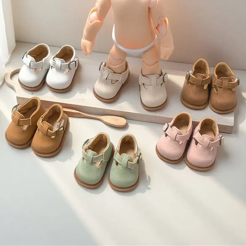  Mini Platform Clogs For 20cm Zsiga Or 1/6 Bjd Doll Dress-Up Outfit Shoes Cool Mule Boots Doll Accessories